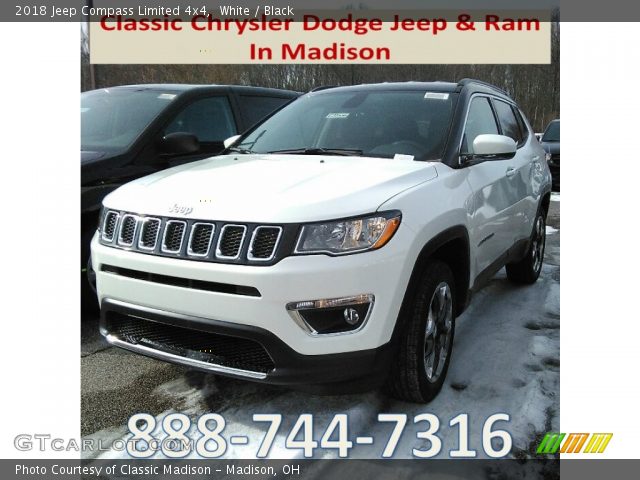 2018 Jeep Compass Limited 4x4 in White