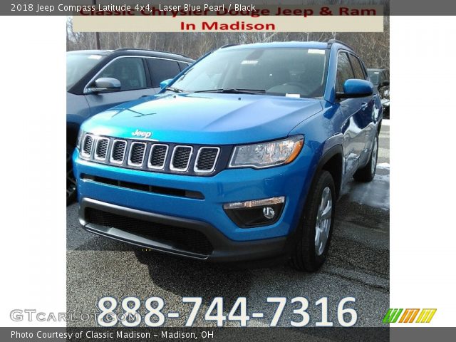 2018 Jeep Compass Latitude 4x4 in Laser Blue Pearl