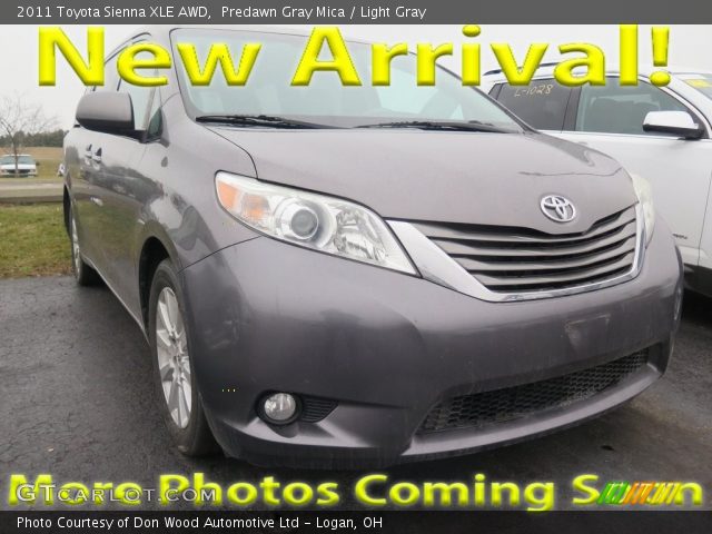 2011 Toyota Sienna XLE AWD in Predawn Gray Mica