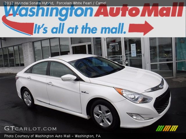 2012 Hyundai Sonata Hybrid in Porcelain White Pearl
