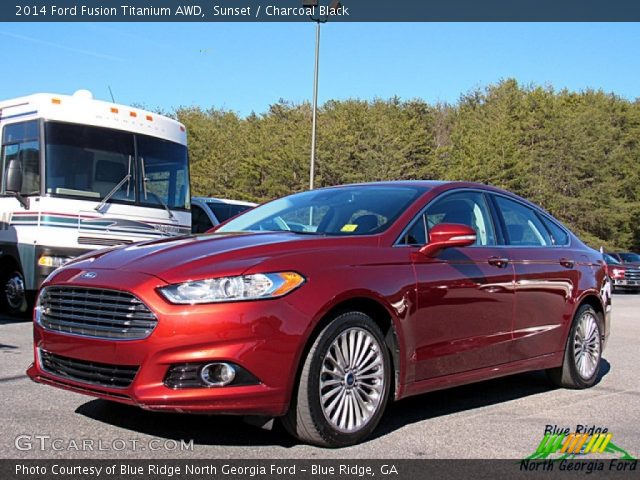 2014 Ford Fusion Titanium AWD in Sunset