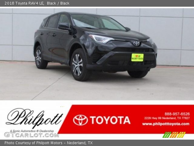 2018 Toyota RAV4 LE in Black