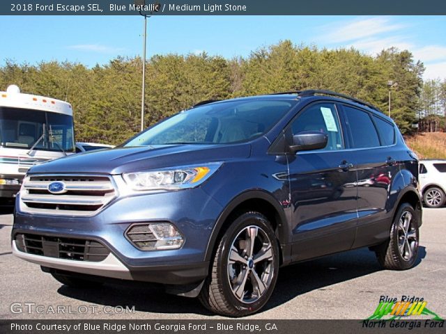 2018 Ford Escape SEL in Blue Metallic