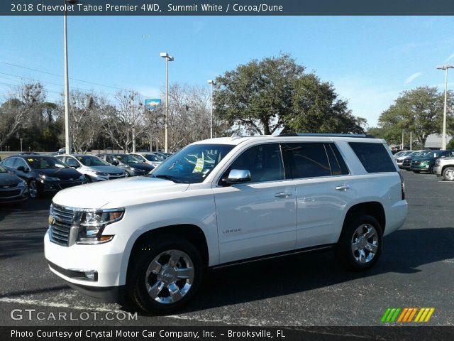 2018 Chevrolet Tahoe Premier 4WD in Summit White