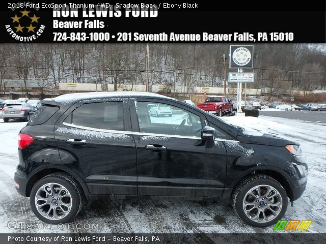 2018 Ford EcoSport Titanium 4WD in Shadow Black