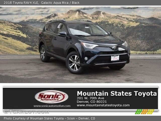 2018 Toyota RAV4 XLE in Galactic Aqua Mica