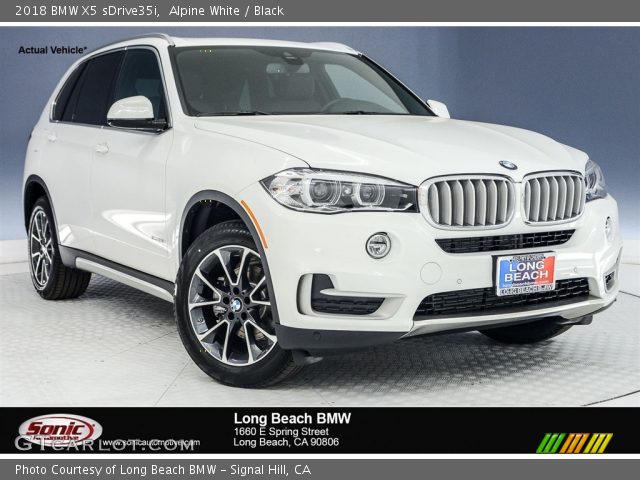 2018 BMW X5 sDrive35i in Alpine White