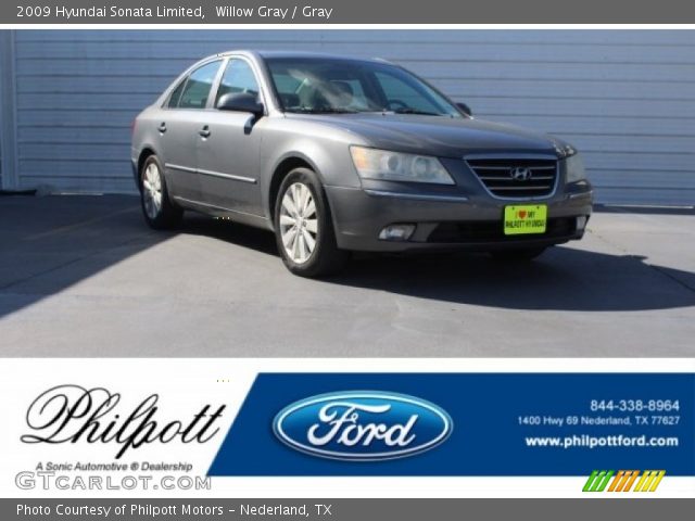 2009 Hyundai Sonata Limited in Willow Gray