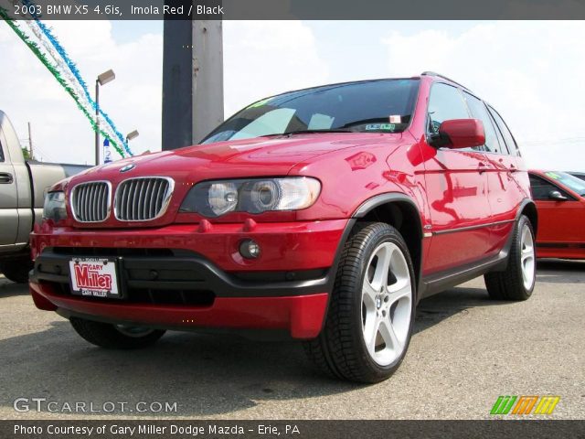 2003 BMW X5 4.6is in Imola Red