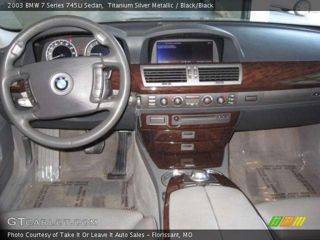 2003 BMW 7 Series 745Li Sedan in Titanium Silver Metallic