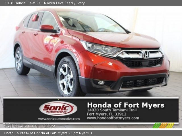 2018 Honda CR-V EX in Molten Lava Pearl