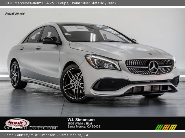 2018 Mercedes-Benz CLA 250 Coupe in Polar Silver Metallic