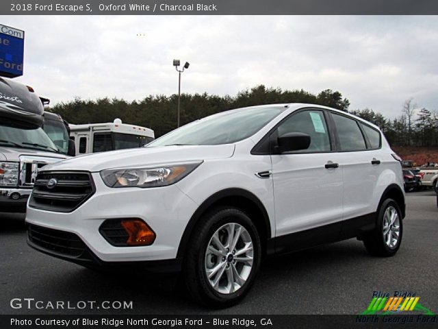 2018 Ford Escape S in Oxford White
