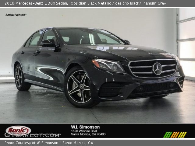 2018 Mercedes-Benz E 300 Sedan in Obsidian Black Metallic