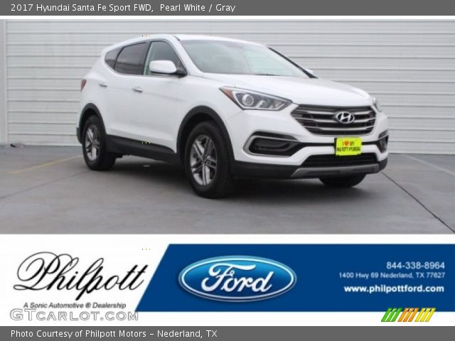 2017 Hyundai Santa Fe Sport FWD in Pearl White