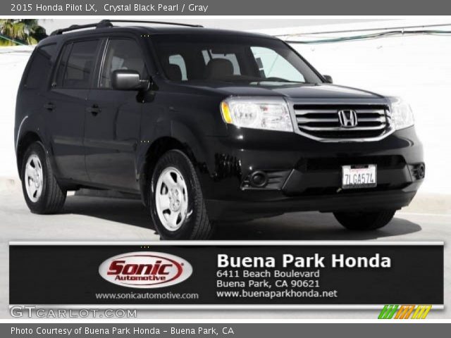 2015 Honda Pilot LX in Crystal Black Pearl