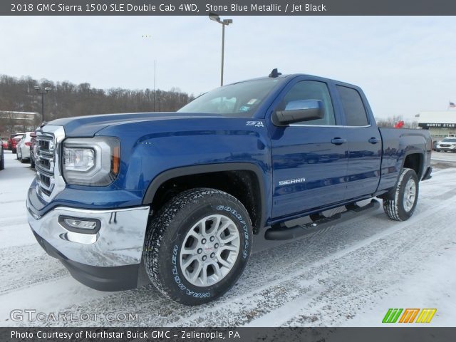2018 GMC Sierra 1500 SLE Double Cab 4WD in Stone Blue Metallic