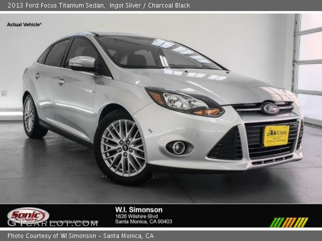2013 Ford Focus Titanium Sedan in Ingot Silver