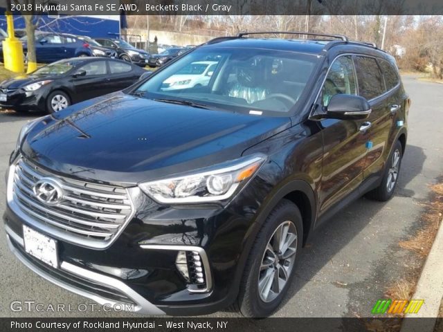 2018 Hyundai Santa Fe SE AWD in Becketts Black