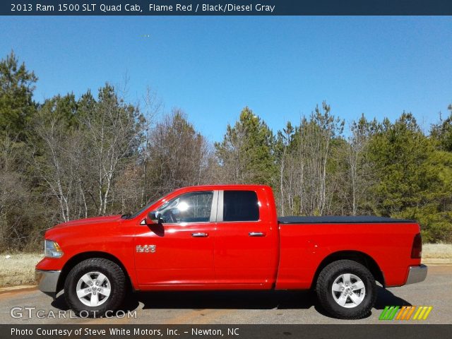 2013 Ram 1500 SLT Quad Cab in Flame Red
