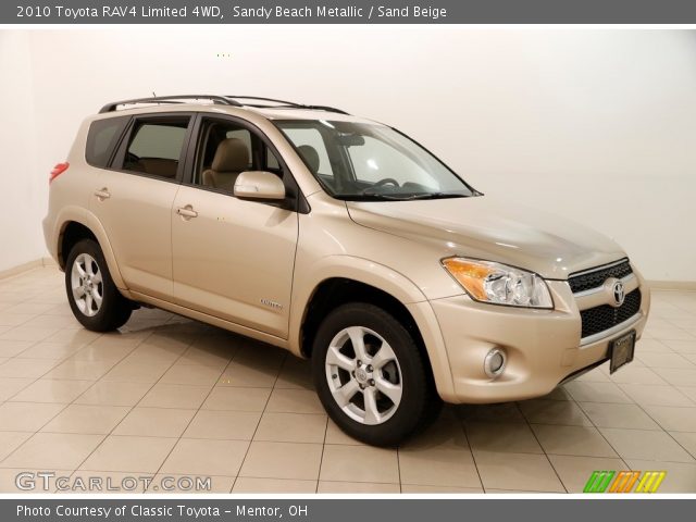 2010 Toyota RAV4 Limited 4WD in Sandy Beach Metallic