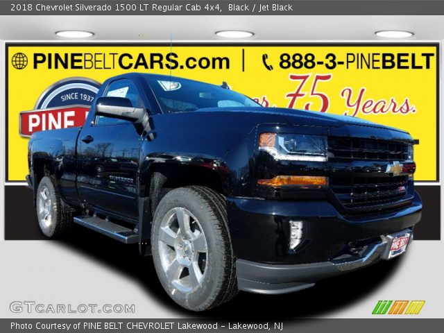 2018 Chevrolet Silverado 1500 LT Regular Cab 4x4 in Black