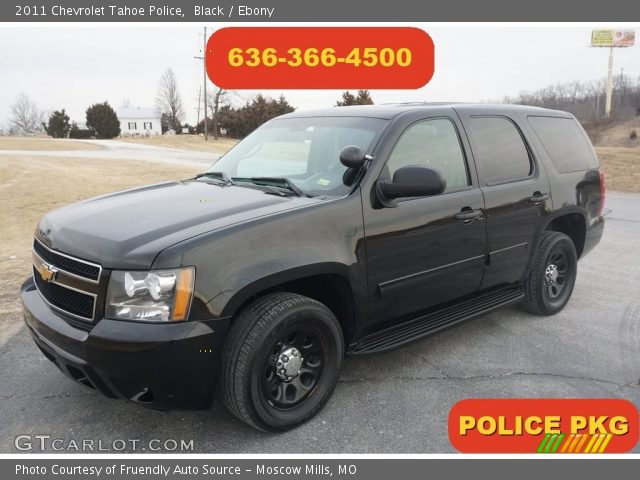 2011 Chevrolet Tahoe Police in Black