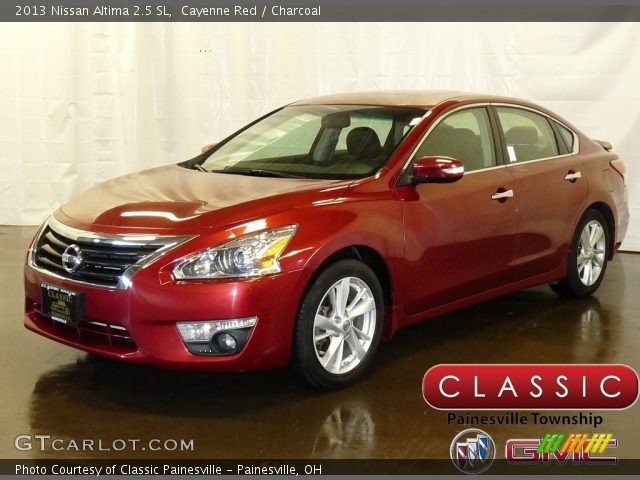 2013 Nissan Altima 2.5 SL in Cayenne Red