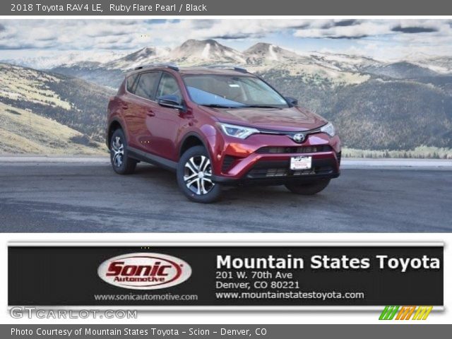 2018 Toyota RAV4 LE in Ruby Flare Pearl