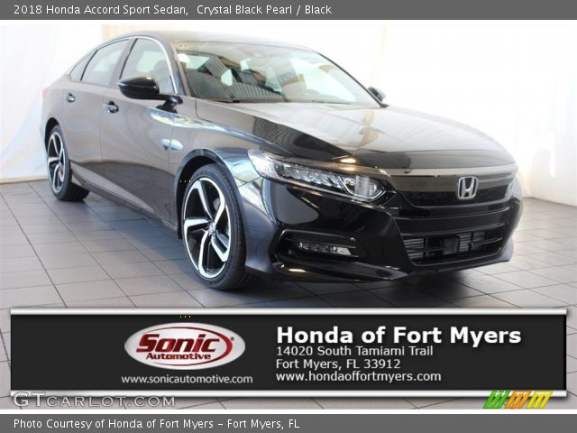 2018 Honda Accord Sport Sedan in Crystal Black Pearl