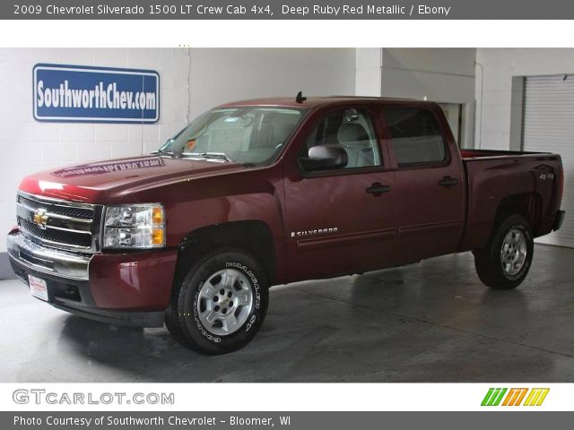 2009 Chevrolet Silverado 1500 LT Crew Cab 4x4 in Deep Ruby Red Metallic