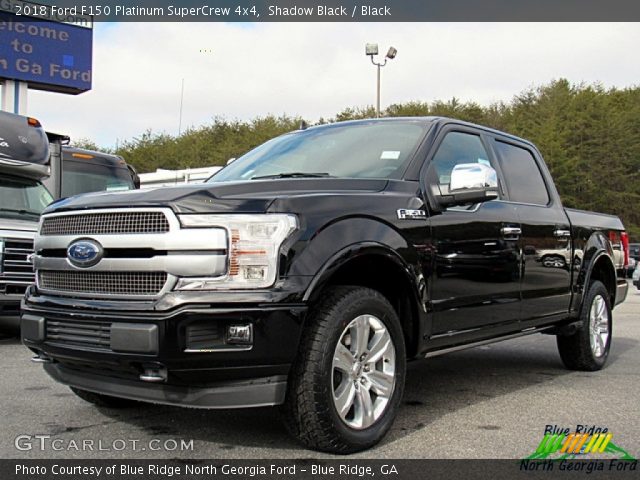 2018 Ford F150 Platinum SuperCrew 4x4 in Shadow Black