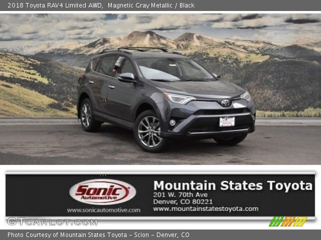 2018 Toyota RAV4 Limited AWD in Magnetic Gray Metallic