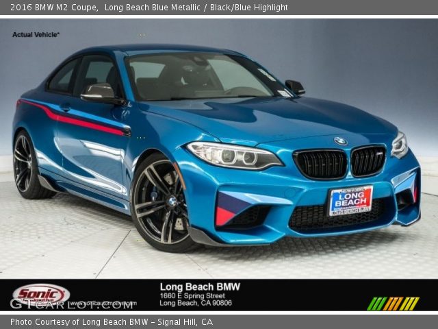 2016 BMW M2 Coupe in Long Beach Blue Metallic