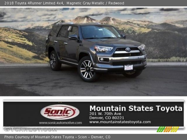 2018 Toyota 4Runner Limited 4x4 in Magnetic Gray Metallic