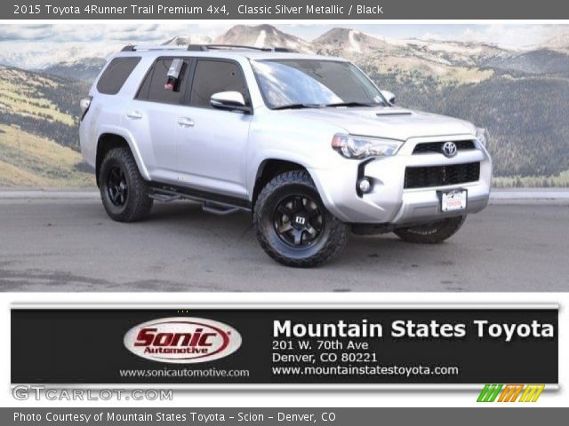 2015 Toyota 4Runner Trail Premium 4x4 in Classic Silver Metallic