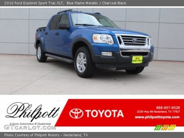 2010 Ford Explorer Sport Trac XLT in Blue Flame Metallic