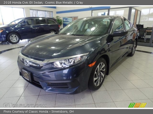 2018 Honda Civic EX Sedan in Cosmic Blue Metallic