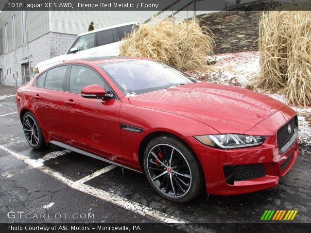 2018 Jaguar XE S AWD in Firenze Red Metallic