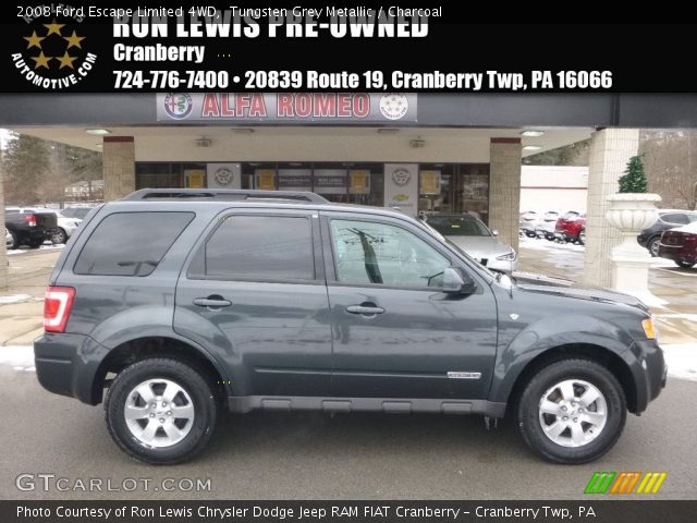 2008 Ford Escape Limited 4WD in Tungsten Grey Metallic