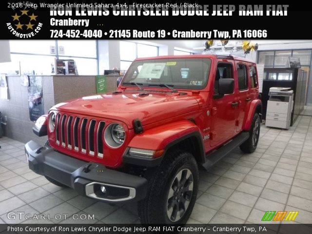 2018 Jeep Wrangler Unlimited Sahara 4x4 in Firecracker Red