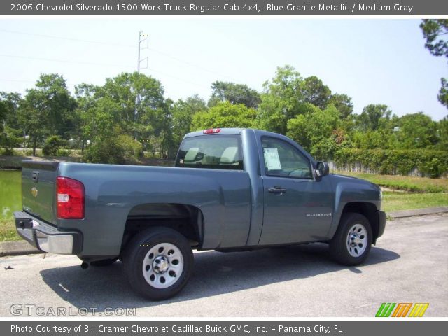 2006 Chevrolet Silverado 1500 Work Truck Regular Cab 4x4 in Blue Granite Metallic