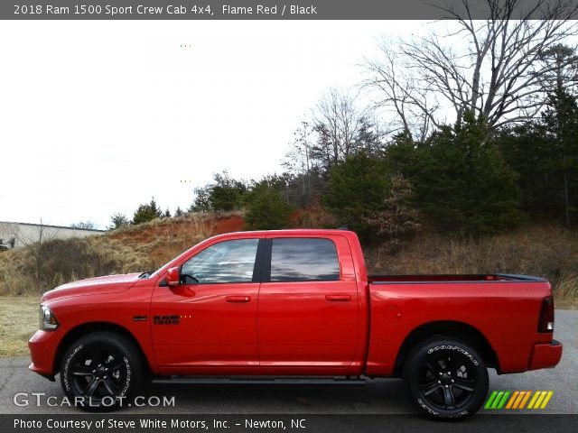 2018 Ram 1500 Sport Crew Cab 4x4 in Flame Red