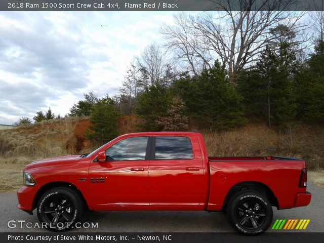 2018 Ram 1500 Sport Crew Cab 4x4 in Flame Red