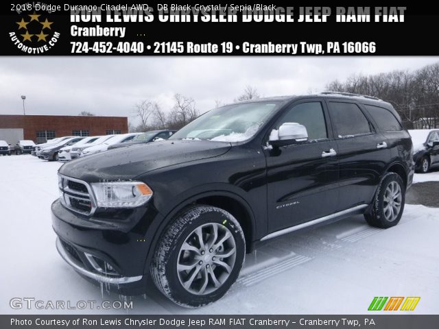 2018 Dodge Durango Citadel AWD in DB Black Crystal