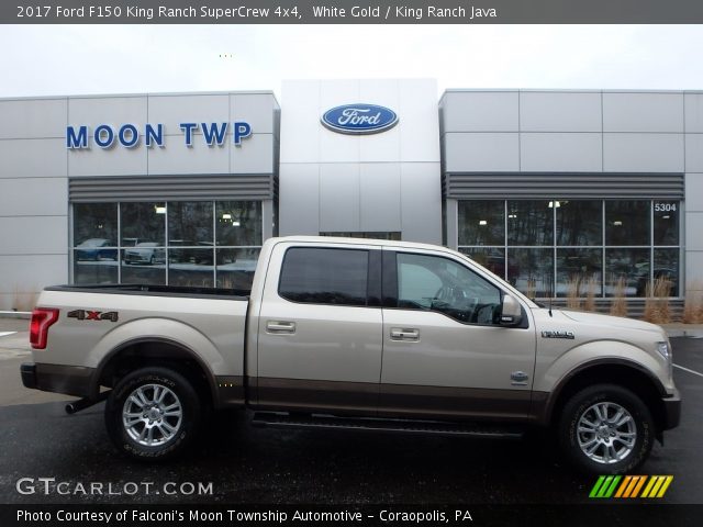 2017 Ford F150 King Ranch SuperCrew 4x4 in White Gold