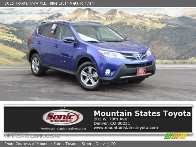 2015 Toyota RAV4 XLE in Blue Crush Metallic
