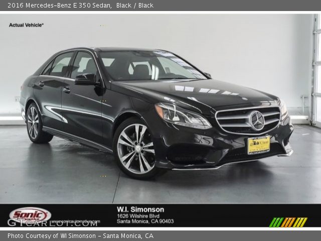 2016 Mercedes-Benz E 350 Sedan in Black