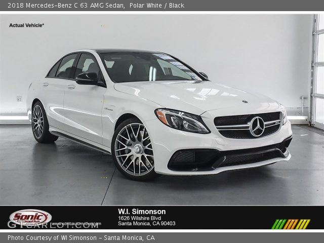 2018 Mercedes-Benz C 63 AMG Sedan in Polar White