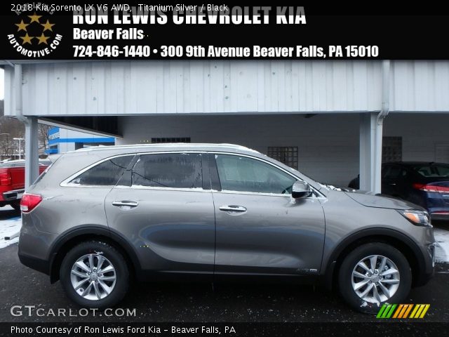 2018 Kia Sorento LX V6 AWD in Titanium Silver